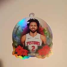 2025 Topps Holiday Mega Cade Cunningham Oversized Die-Cut Ornament Card Pistons
