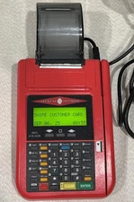 Crescent Diamond Card Reader Model T7Plus-Pin RED w/Power Cord WORKING