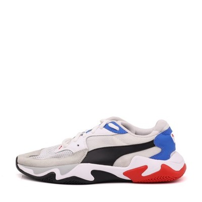 PUMA Damen X-Ray Schuh Weiß/Blau/Rot/Schwarz/Grau gepolstert Sneaker EU 37
