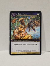 Battle Shout World Of Warcraft TCG Heroes Of Azeroth Regular Common