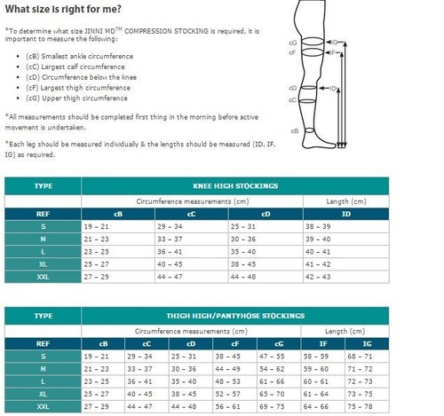 JINNI Knee High Compression Stockings - Picture 3 of 3