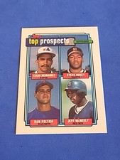 1992 Cesar Hernandez - Steve Hosey - Dan Peltier - Jeff McNeely RC Topps #618