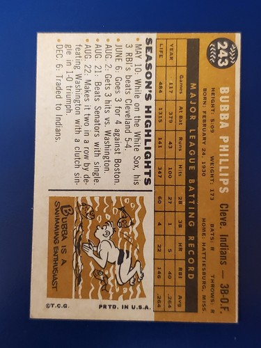 1960 Topps Baseballkarten vervollständigen Ihr Set, das Sie wählen #201 - 400 - Bild 51 von 261