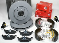 Zimmermann Bremsscheiben 256 Mm Vorne Backen Zylinder Hinten FüR Seat Ibiza 3