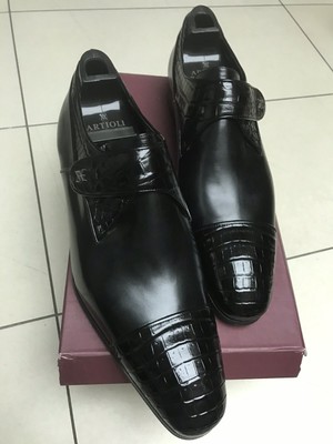 ARTIOLI Crocodile Alligator Leather 