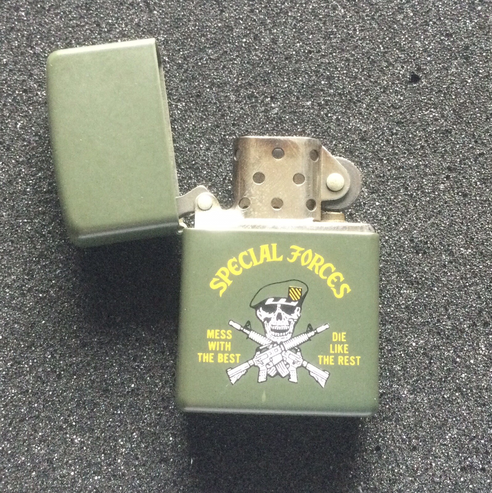 Rare 2003 Zippo Lighter Special Forces Made In USA PREOWNED eBay
