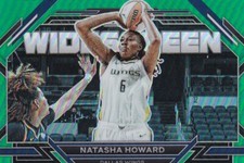 2023 Panini Prizm WNBA widescreen Green Prizm #15 Natasha Howard - Dallas Wings