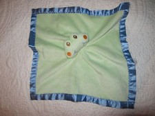Nursery Rhyme Frog Rattle Security Blanket/Lovey