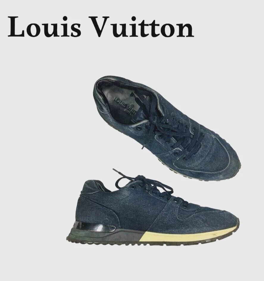 Louis Vuitton Run Away Sneaker Blue Jean. Size 34.0