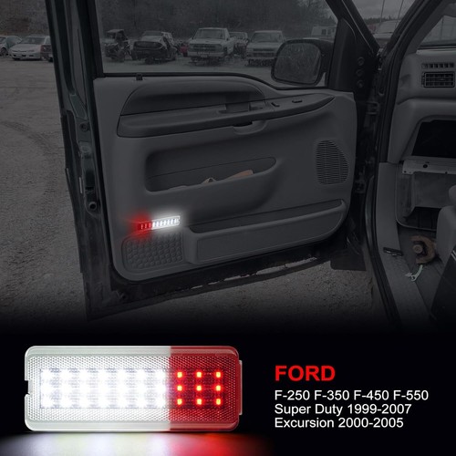 Red LED Door Entry Courtesy Light For 99-07 Ford F250 F350 F450 F550 Superduty - Picture 12 of 12