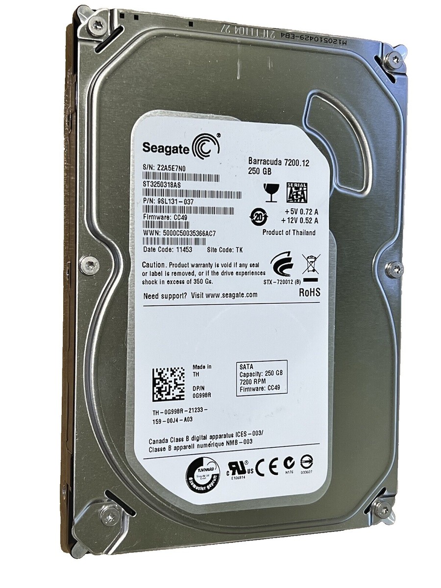 Seagate 250GB Internal Hard Disk Drives for sale | eBay