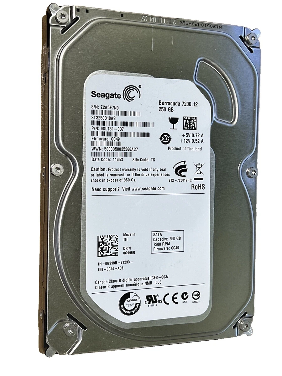 Seagate 250GB Internal Hard Disk Drives for sale | eBay