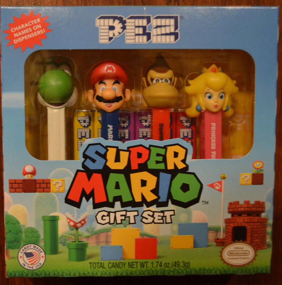 Super mario sale pez gift set