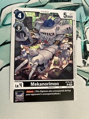 Mekanorimon ST15-06 C Digimon CCG Dragon of Courage NM