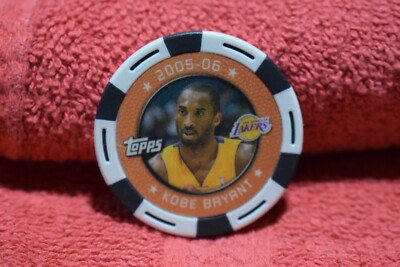 Kobe Bryant 2005-06 Topps NBA Poker Chip Los Angeles Lakers B-4