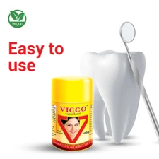 Vicco Vajradanti Ayurvedic Tooth Powder Treat Pyorrhea Bleeding Gums 25/50/100Gm