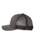 The Original Flexfit Yupoong Mesh Trucker Hat Cap & 2-Tone - Charcoal/Neon Orange - CB196GZ2KWQ