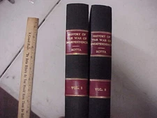 Rare set! History-War of the Independence of the USA by Charles Botta Pub. 1839!