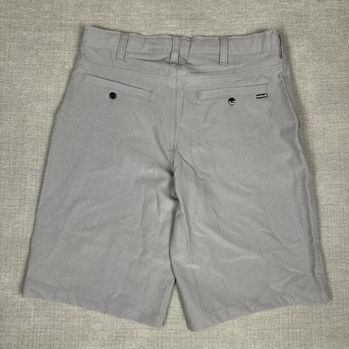 Hurley Shorts Boys Large 14/16 Gray Performance Hybrid Flat Front Stretch Adjust - Picture 4 of 7