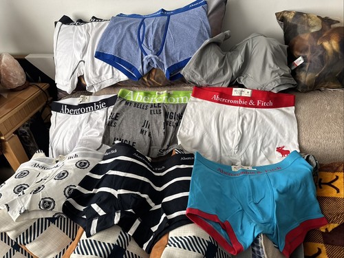 Lot of 48 Brand New Abercrombie & Fitch Men's Boxer Briefs Underwear MEDIUM SIZE