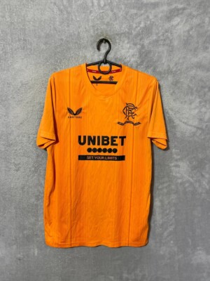 Rangers Jersey Football Shirt 150 Years Orange Castore Mens Size