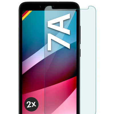 2x Echt Glas für Xiaomi Redmi 7A Panzerfolie HD Hartglas Premium Displayschutz