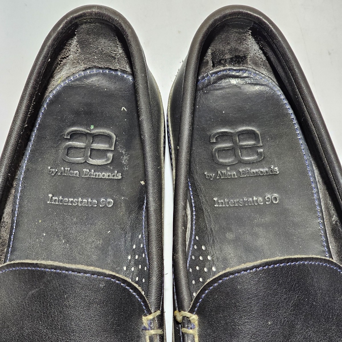 Allen Edmonds Interstate 90 Black Leather Slip-On Loafers ALLEN EDMONDS Men Loafers Interstate 90 Navy | Mercari main image 4