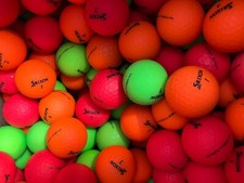 36 PEARL  A GRADE SRIXON SOFT FEEL MATTE MIXED COLOUR LAKE GOLF BALLS