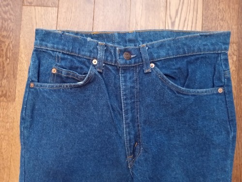 Vintage 70s Men's Levi's 517 (217) Orange Tab 32x36 Bootcut Saddleman Denim USA - Picture 4 of 10