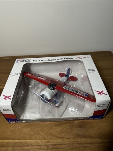 Lockheed Vega Model 5 Plane Bank Die Cast. Sentry Hardware. Our U240 - Picture 2 of 6