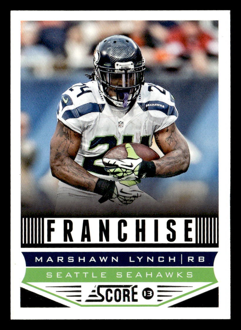 入手困難 激レア Seattle Seahawks Marshawn Lynch Marshawn Lynch 2013 Score Card #295 Seattle Seahawks | eBay