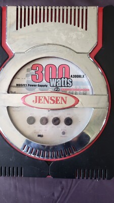 Jensen 300 Watts Car Power Amplifier 2 Channel Bridgeable A300HLX