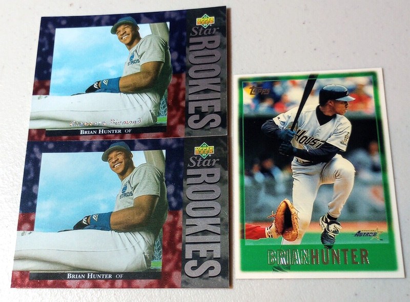 Brian Hunter 1994 Upper Deck Star Rookies Electric Diamond Houston Astros