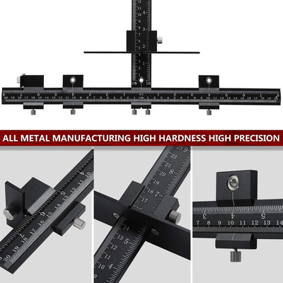 Cabinet Hardware Jig Tool All Aluminum Alloy,Adjustable Drill Guide Template ...