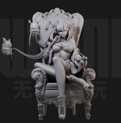 1/24 Resin Fantasy Female Warrior Unpainted Unassembled 5242