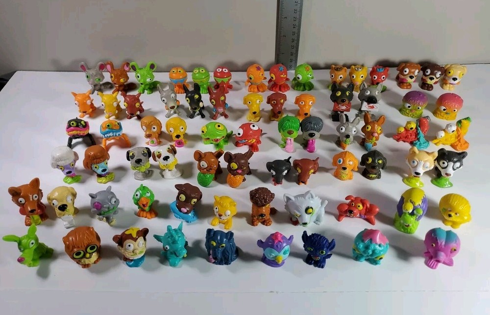 The Ugglys Pet Shop Lot of 73 Ugly Pets Moose Figure Y2K Toys Series 1 2 3