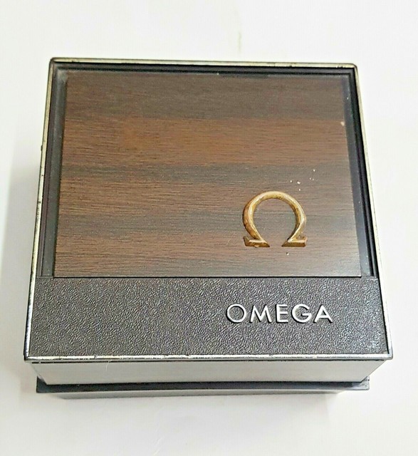 Omega Box For Vintage Watch Speedmaster / Seamaster Plastic wood grain