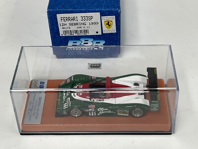 1/43 BBR Ferrari 333SP 1999 Sebring Olive Garden Leather Base