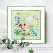 Magic Needle Counted Cross-Stitch Kit Meadow Stories. Snail 510-352