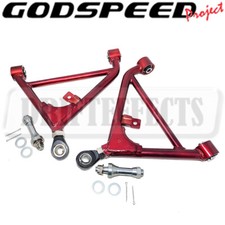 Gsp Fits 89-94 240sx S13 180sx Ka24 Sr20 Red Rear Lower Control Arm Adjustable