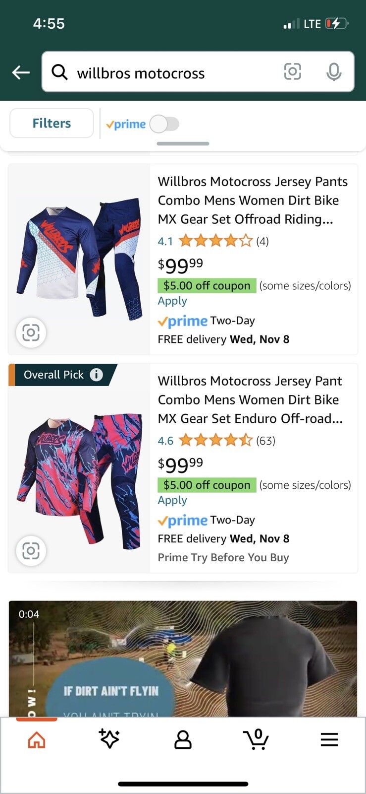 Willbros Motocross Jersey Pant Combo Men Women Dirt Bike Gear Set Suit Racewear