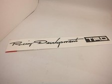 " TRD Official Merchandise TOYOTA RACING DEVELOPMENT Decal Vinyl Sticker