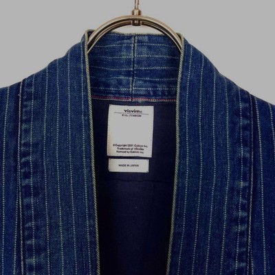 Visvim FIL Nagoya Limited LHAMO SHIRT WABASH size 3 blue cotton 