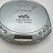 Sony CD Walkman D-E226CK ESPMAX Car Ready Silver Tested/Working Scratched Top