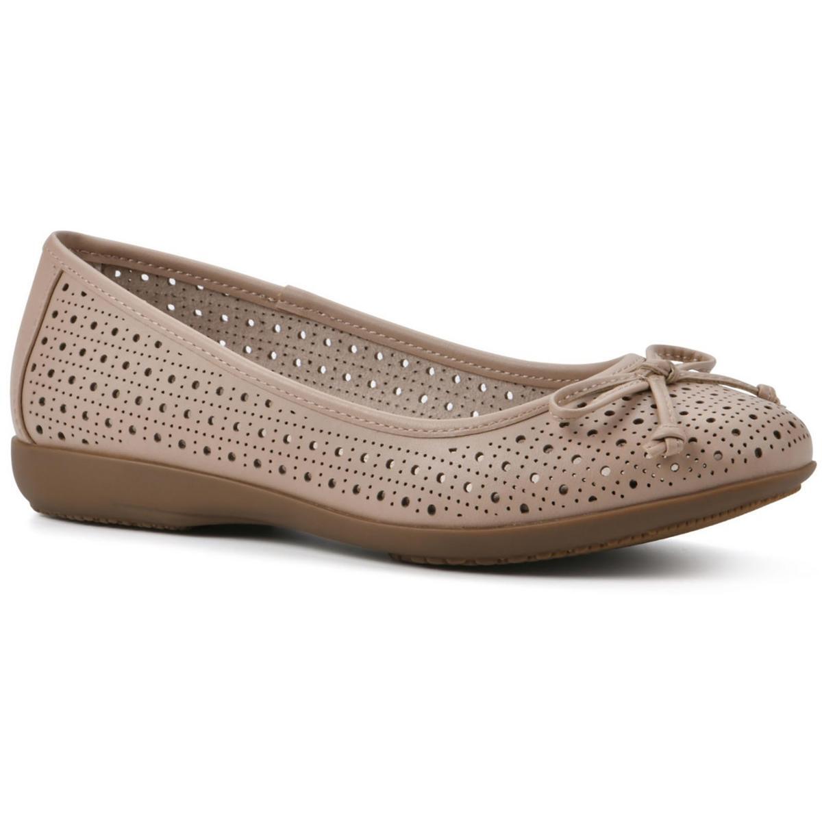 Cliffs by White Mountain Womens c31479 Tan Ballet Flats 8.5 Medium (B,M) 6617