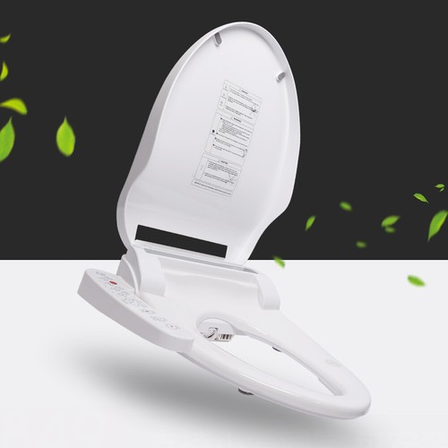 Elektrischer Smart WC-Bidet-Sitz selbstreinigend Warmwassersprüher Wärmer Sitz UK