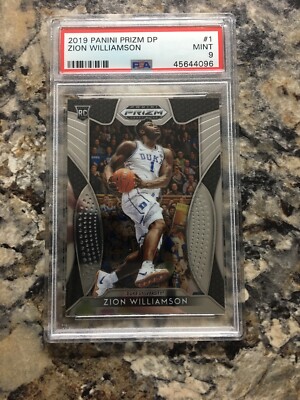 2019 Panini Prizm Draft Picks #1 Zion Williamson Rookie RC PSA 9