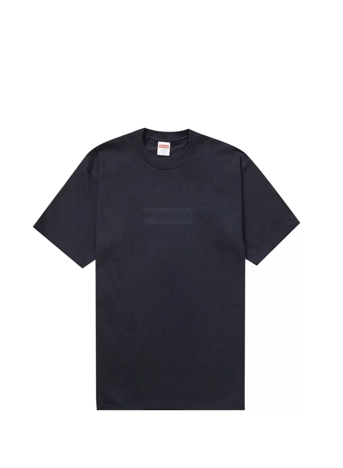 T shirt Supreme Tonal Box logo marine (SS23) taille S flambant neuf 100 % authentique EN MAIN