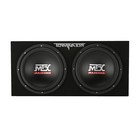 MTX Dual 12in. Speaker Enclosed Powered Car Subwoofers