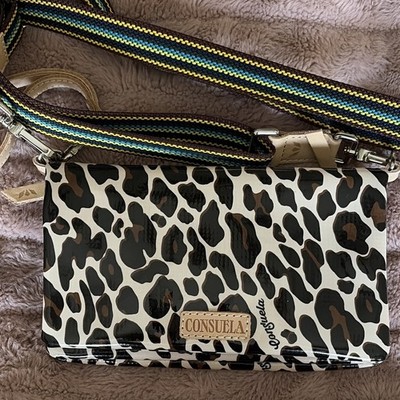 Consuela Uptown Mona Crossbody Bag in Cheetah Print. Brand new, never used.
